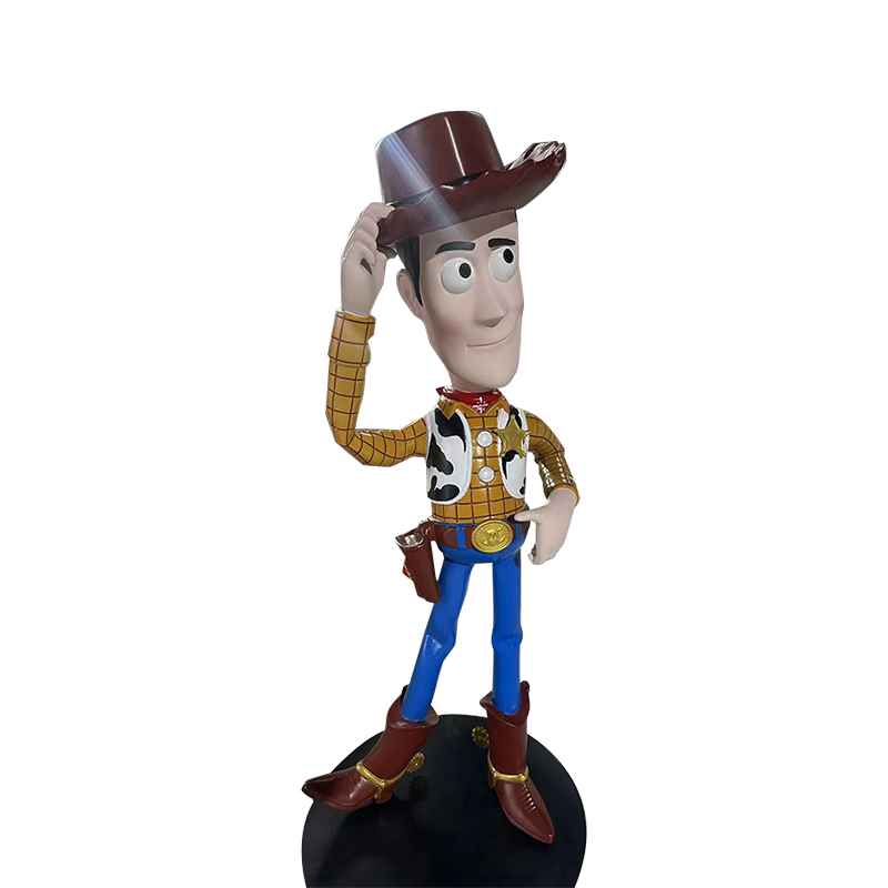Toy Story Buzz Lightyear și Woody PVC Statuie - decor pentru copii pentru copii, cadou colecționar, figură de desene animate